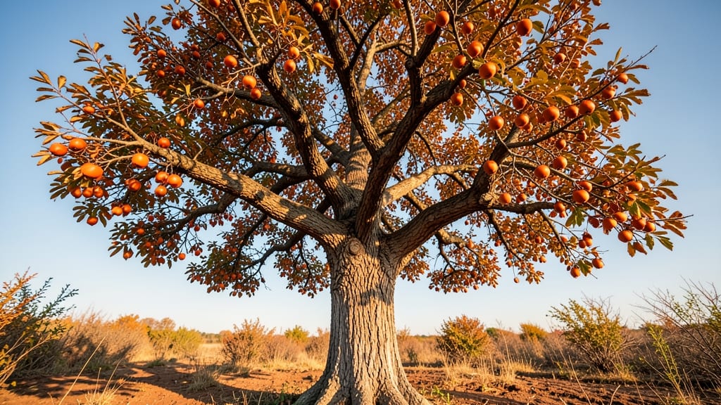 Persimmon Trees for Fall Harvests