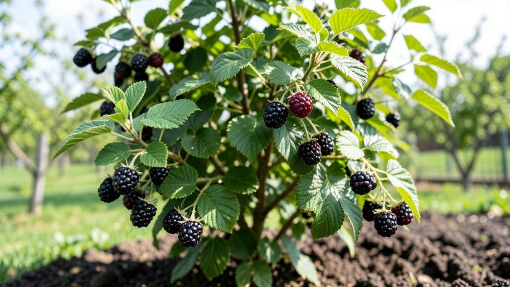 Rutgers Blackberry Bush