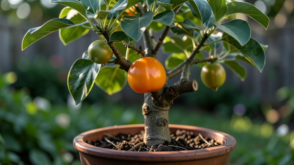Miniature Persimmon Trees for Unique Fruit