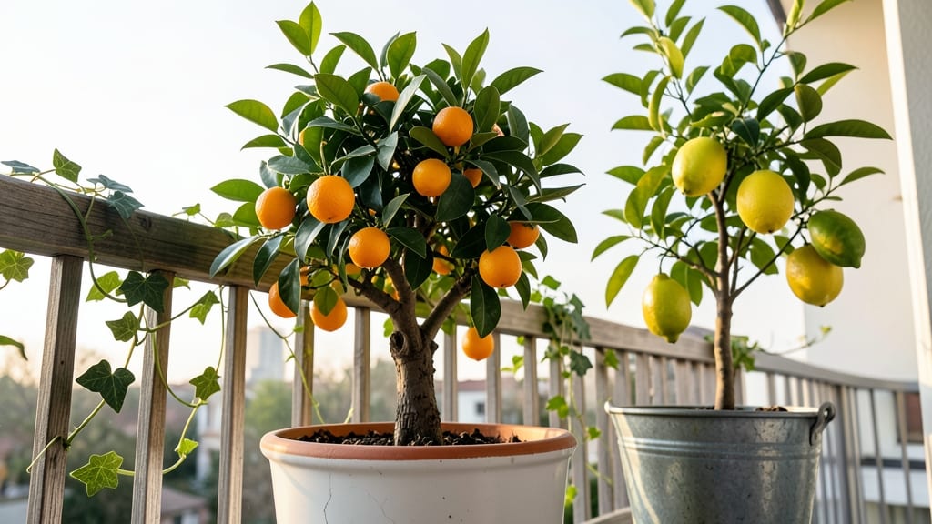 Dwarf Citrus Trees for Year-Round Fruit