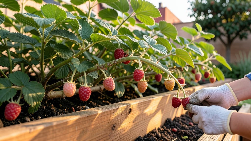 Raspberry Canes for Urban Gardens