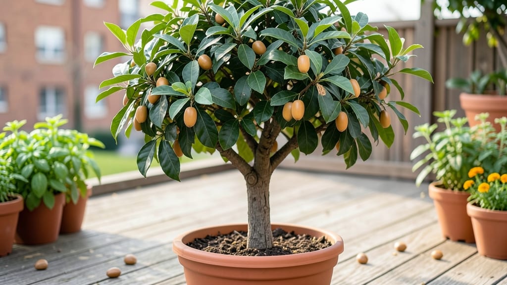 Patio Pecan Tree