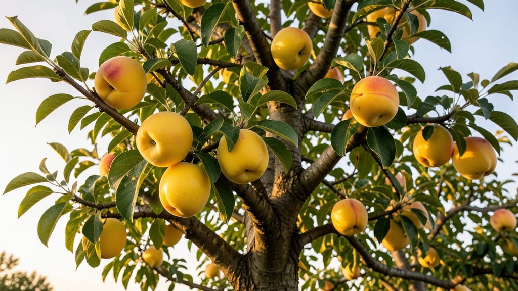 Elberta Peach Trees Growing in Missouri