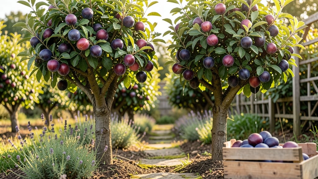Semi-Dwarf Plum Trees for Small Orchards