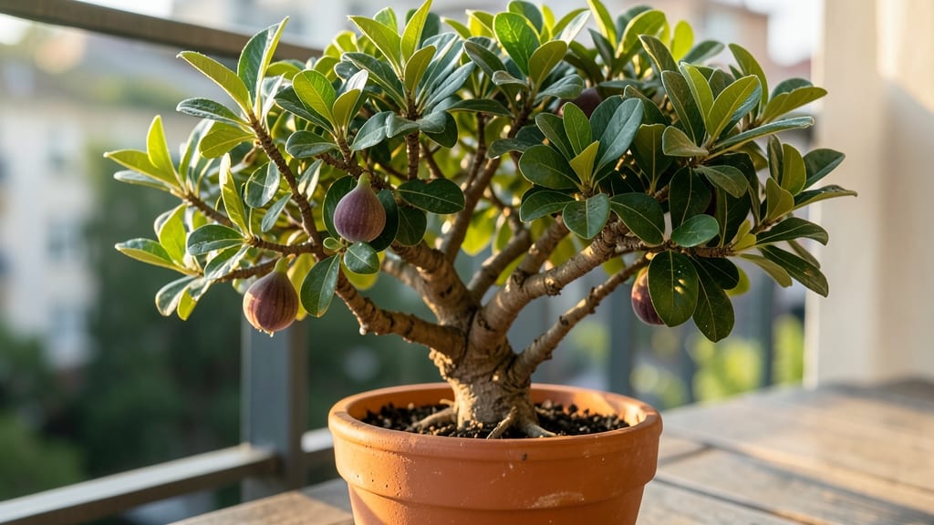 Fig Trees in Clay Containers