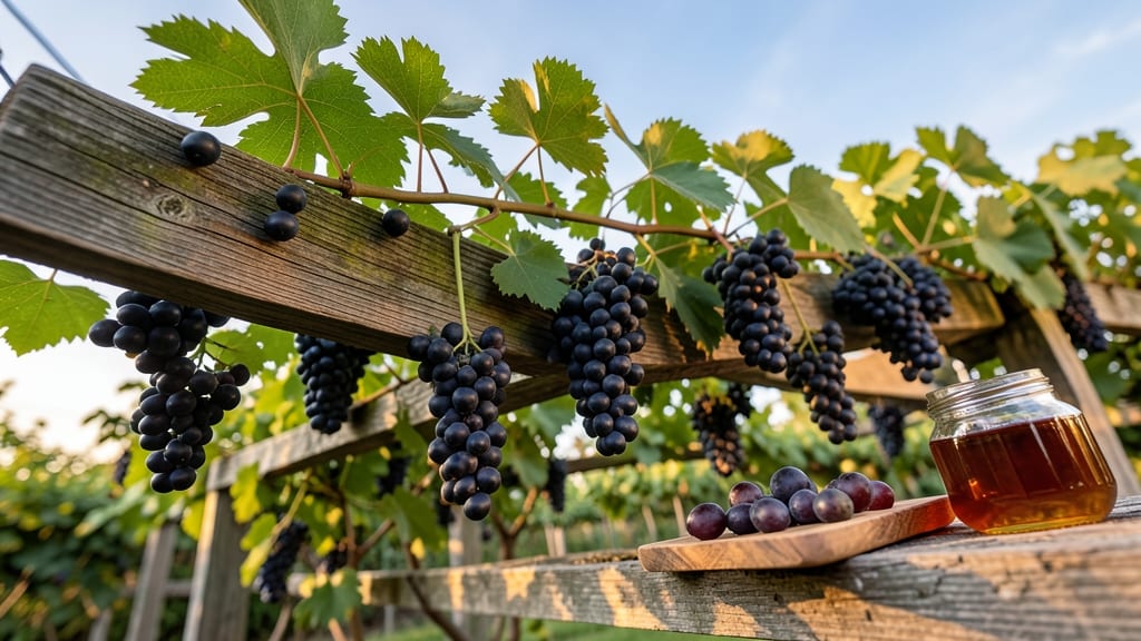 Grapevine Variety Concord for Trellises
