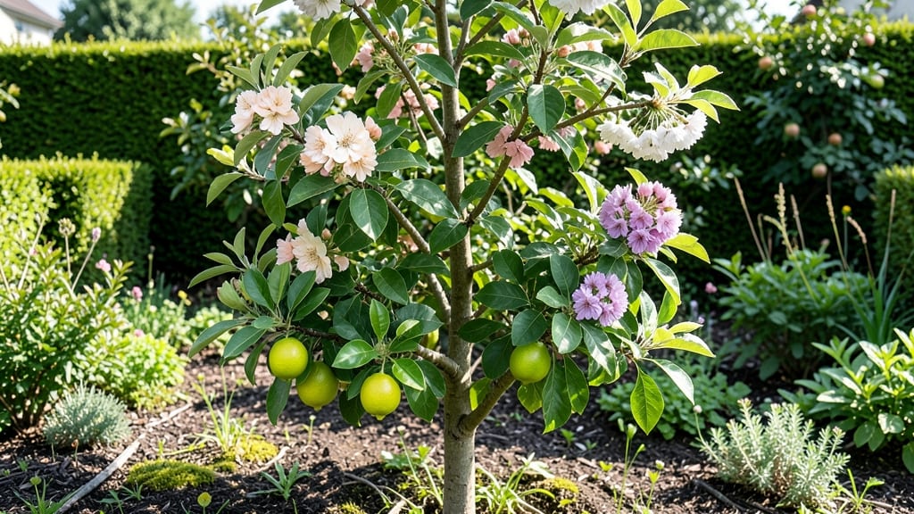5 in 1 Fruit Cocktail Tree: Year-Round Harvest With Five Varieties