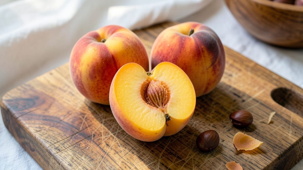 Peaches with Freestone Pits