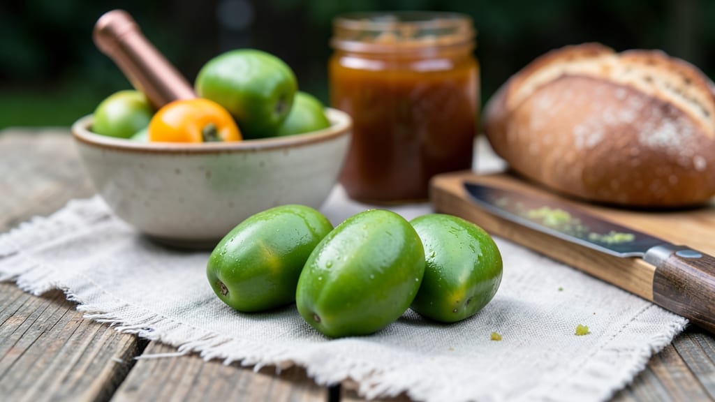 Unripe Persimmon (Green Varieties)