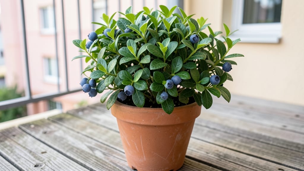 Dwarf Blueberries In Acidic Soil