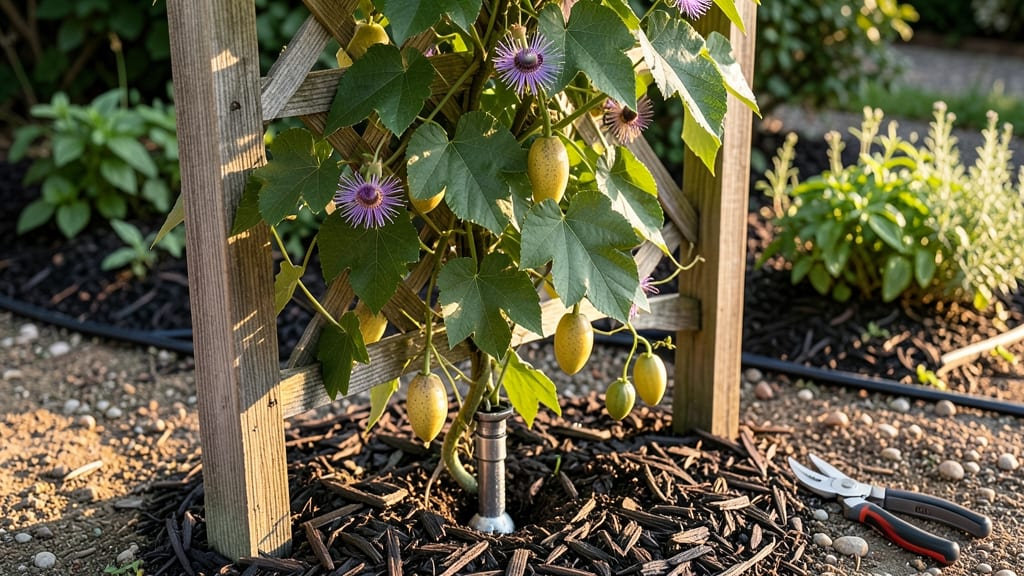 Passion Fruit Plant Support: Sturdy Trellis Tricks for Heavy Fruit Growth
