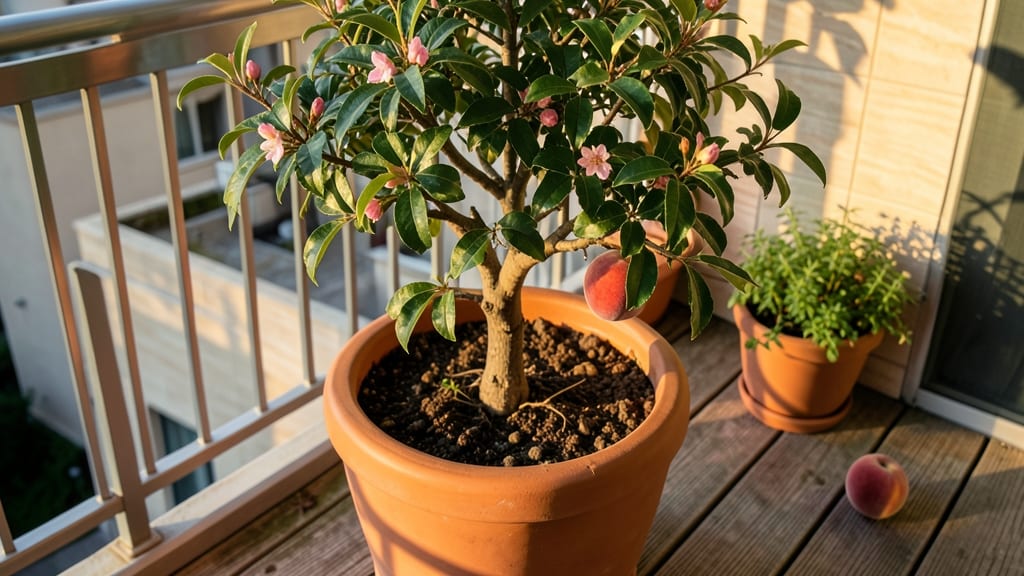 Dwarf Peach Trees for Balconies