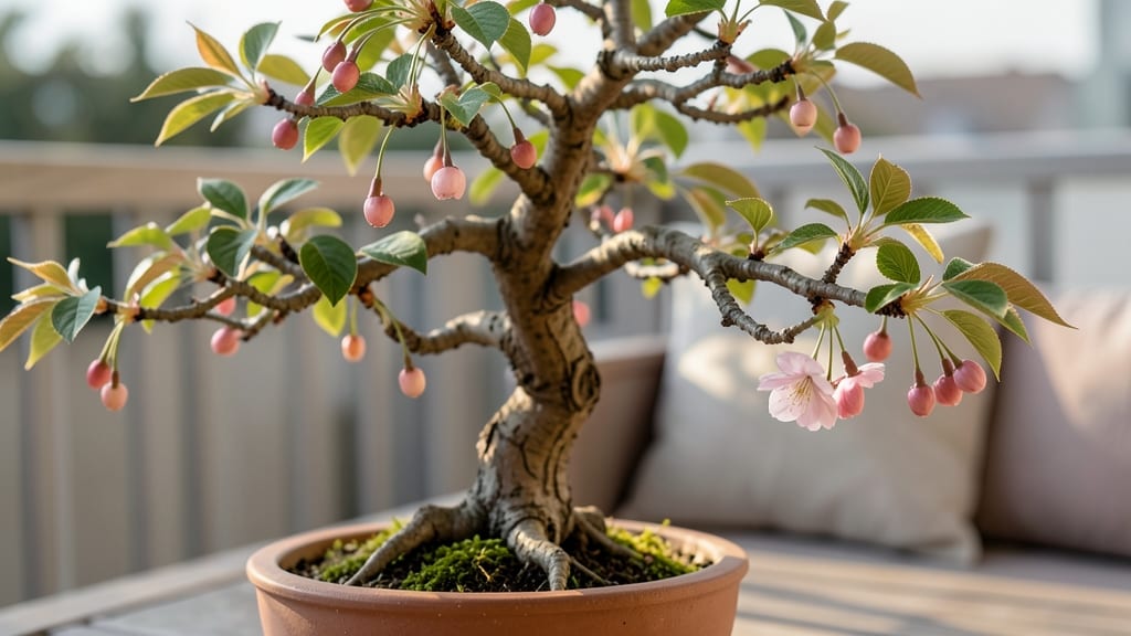 Bonsai-Style Cherry Tree