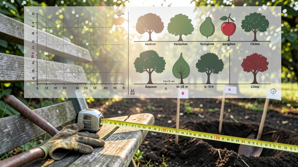 Fruit Tree Spacing Chart: Exact Distances for 10+ Common Varieties