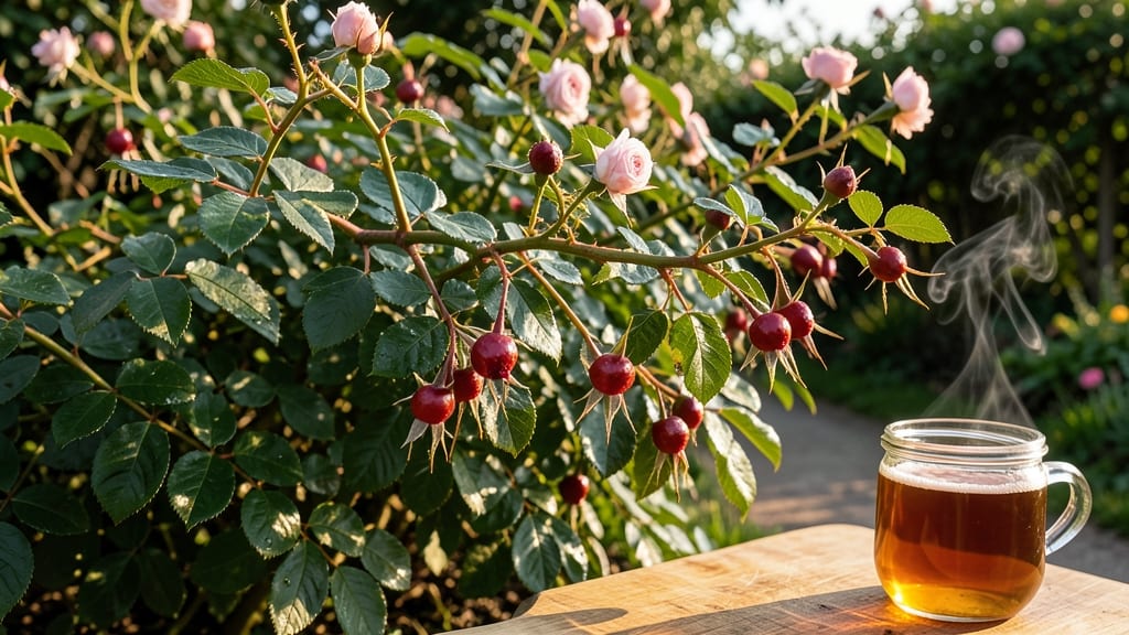 Multiflora Rose for Edible Hips