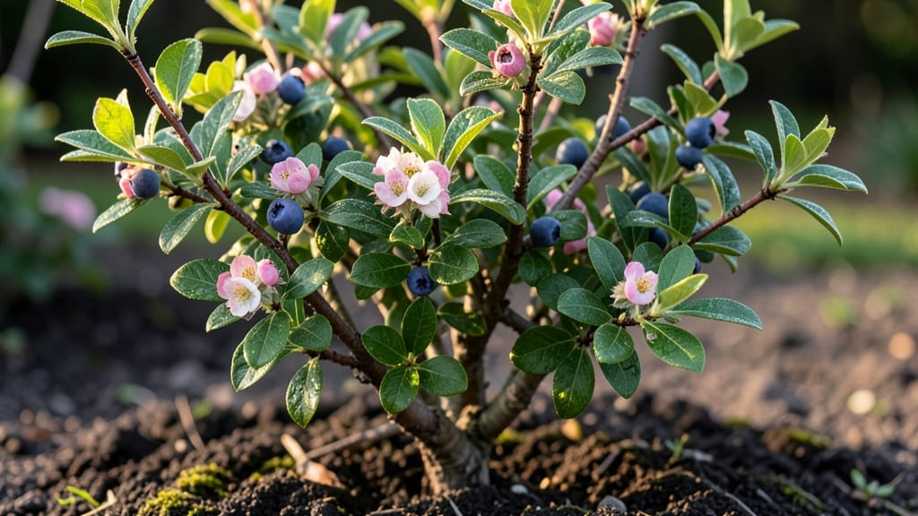 Blueberries in Acidic Soil