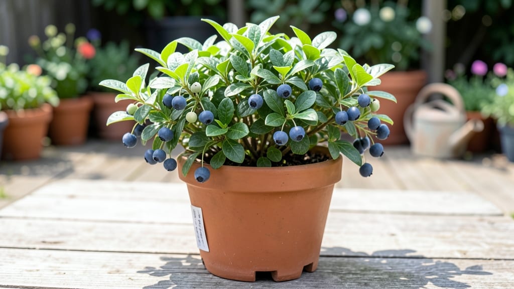 Dwarf Blueberry Bushes In Pots