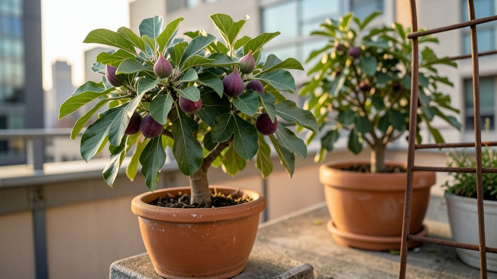 Fig Trees in Large Containers